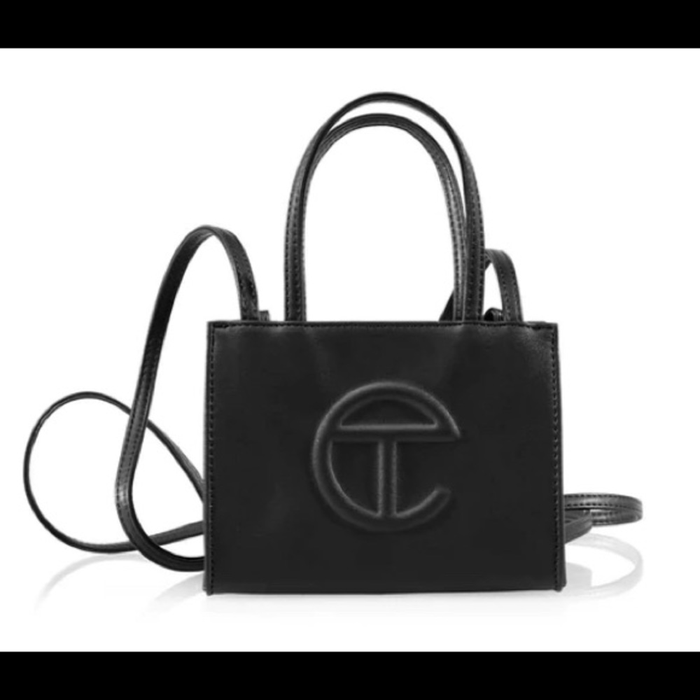 Telfar small shopping bag BLACK